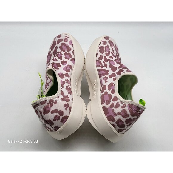 Oofos Oomg Eezee Womens Slip On Shoes Size‎ 6 Rose Leopard 3 - Picture 8 of 10